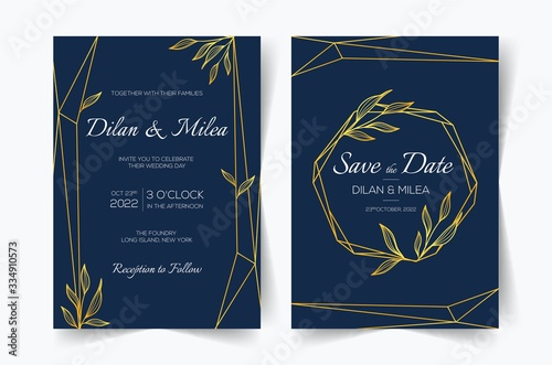 Wedding Invitation Cards. Invitation Cards with Luxurious Concept, Ornament, Luxury Poster, Vector Decorative and Pattern Vector Design Template