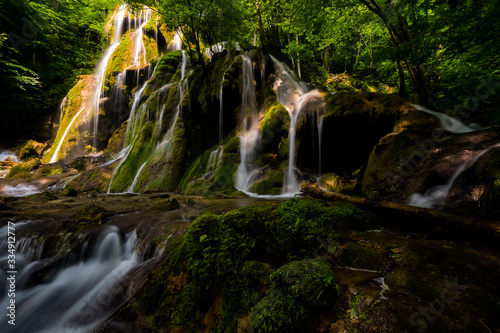 Beusnita Waterfall in Cheile Nerei-Beusnita National Park.