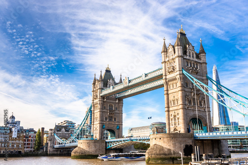 Tower Bridge in London, UK, United Kingdom.