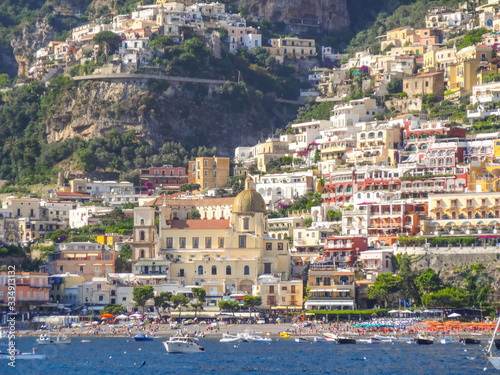 Fototapeta Naklejka Na Ścianę i Meble -  Amalfiküste mit Positano, Amalfi und Atrani