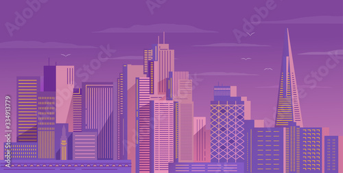 Photography Downtown San Francisco night