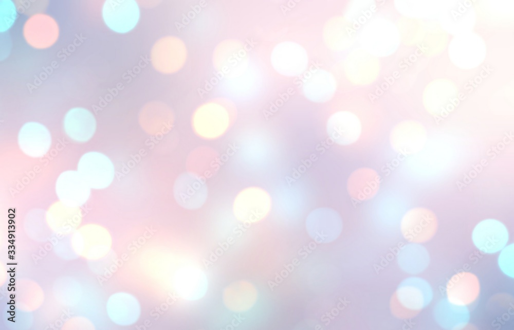 Pink blue pastel bokeh blur pattern. Wonderful holiday soft background.