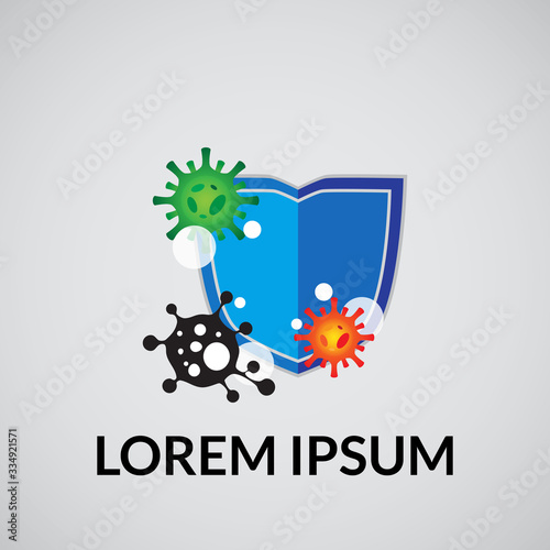 fight corona virus disease vector illustrarion