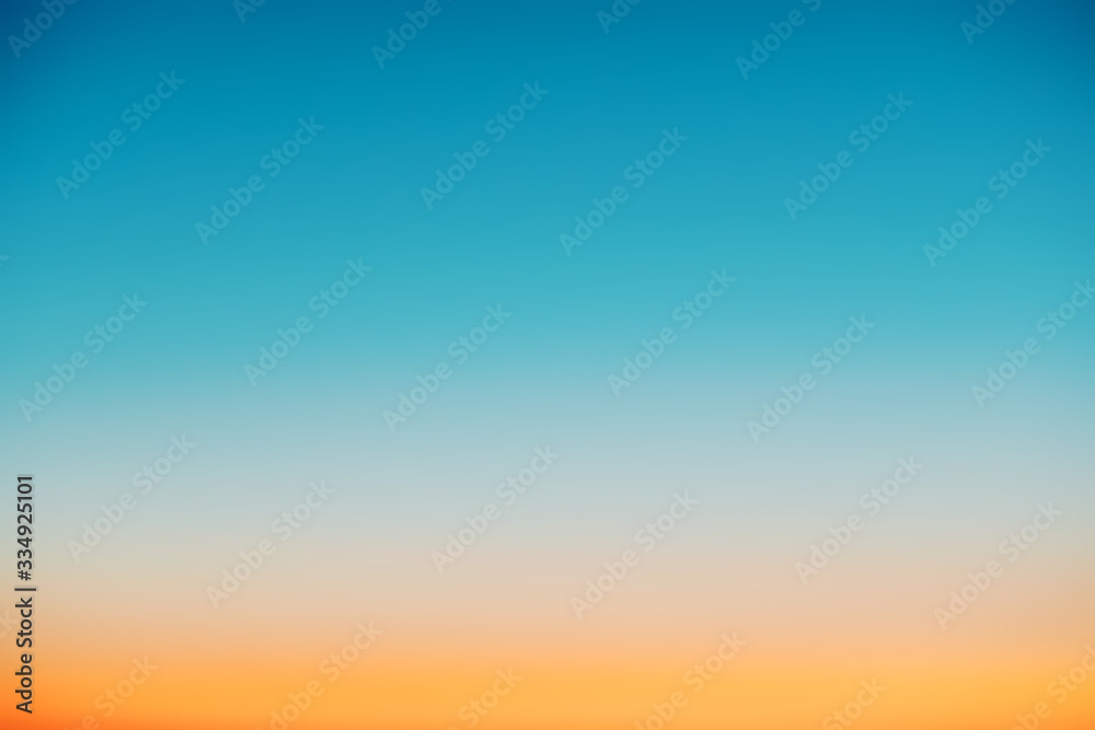 Abstract colorful sunset sky background.