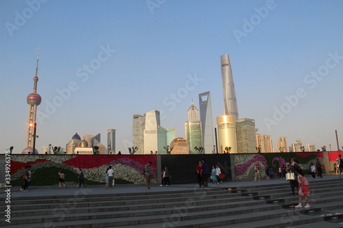 Photography Shanghai, skyline vue du bund