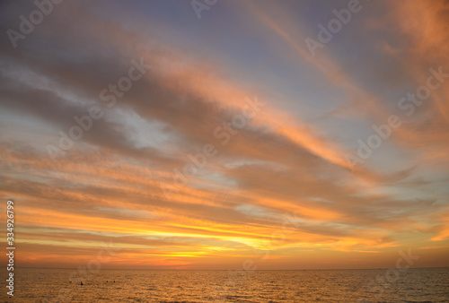 sunset over the sea © sobova.i
