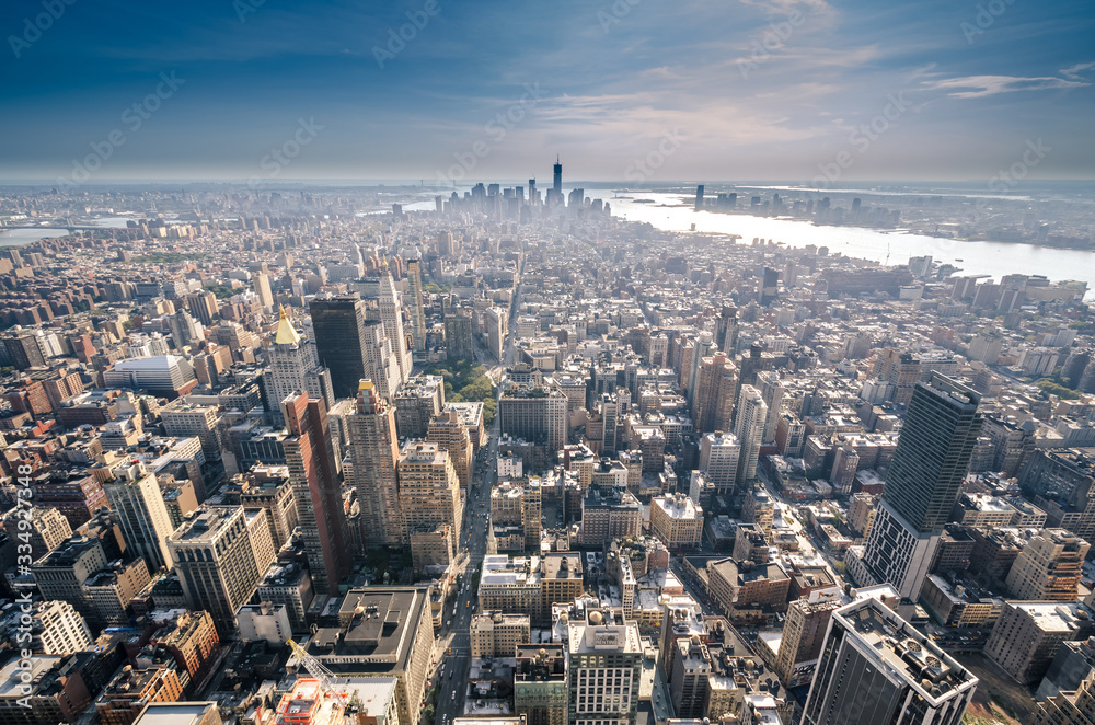New York City skyline, USA