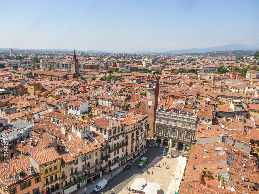 Verona Panorama Altstadt Sehenswürdigkeiten