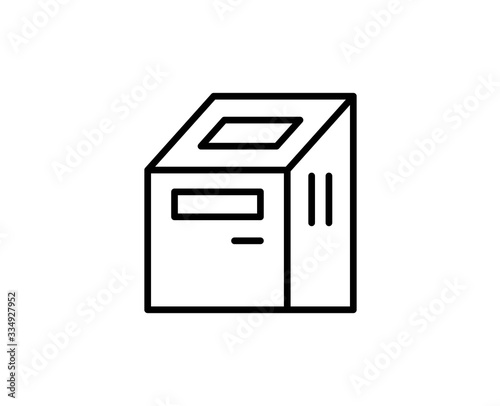 Finance line icon