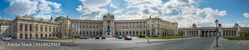 Hofburg in Vienna without people