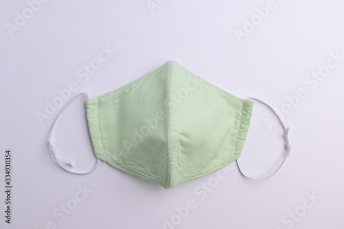 design of face mask handmade sewing from fashion fabric cotton cloth