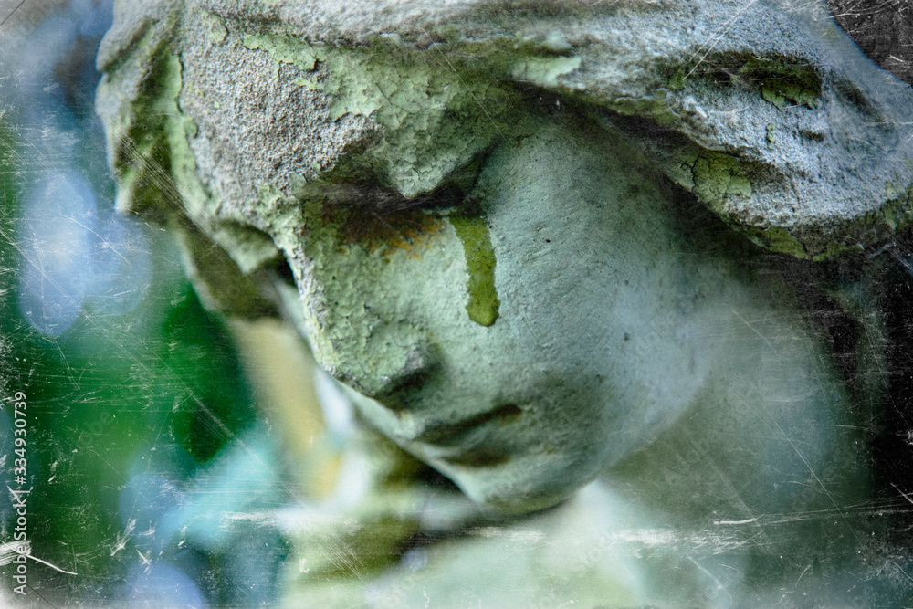 Statue Faces On Tears