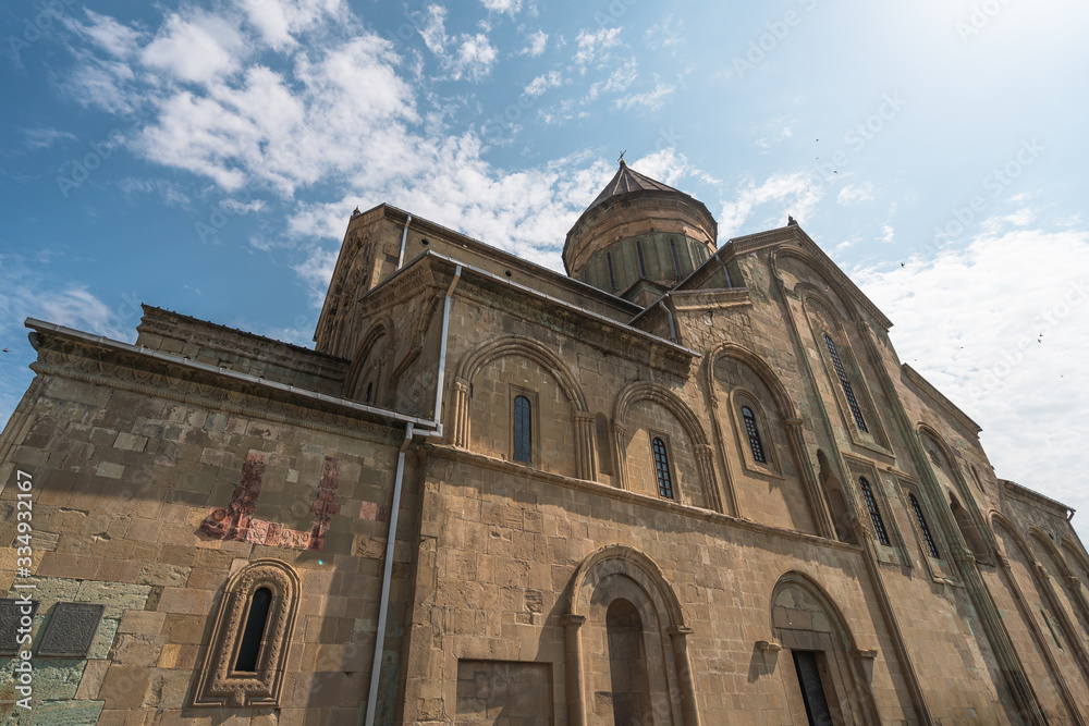 Svetitskhoveli Cathedral, biggest orthodox church in Mtskheta, Georgia