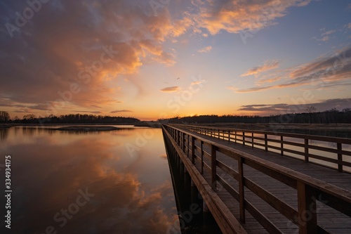 Sunset bridge  © Tony