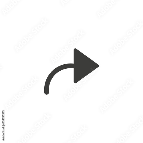 Undo Arrow Icon, Redo Arrow Icon. Direction arrow sign. Arrow button.