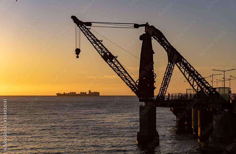 Vergara dock crane at Vina del Mar Chile