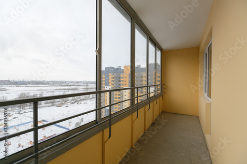 view from the balcony of the apartment building © gluschenkoart