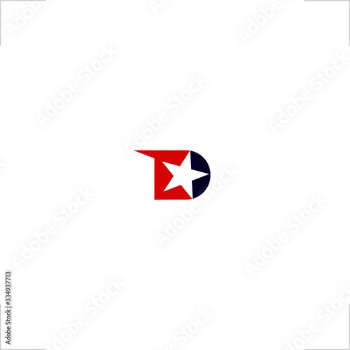 initial D E letter logo star design Free Download initial D E letter logo star design - GFXLoad