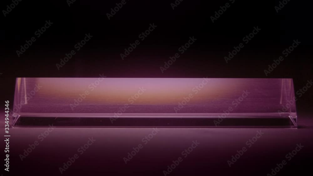 Abstract Synth Glass Triangle Under Red and Blue Lights Abstract Synth Glass Triangle Under Red and Blue Lights