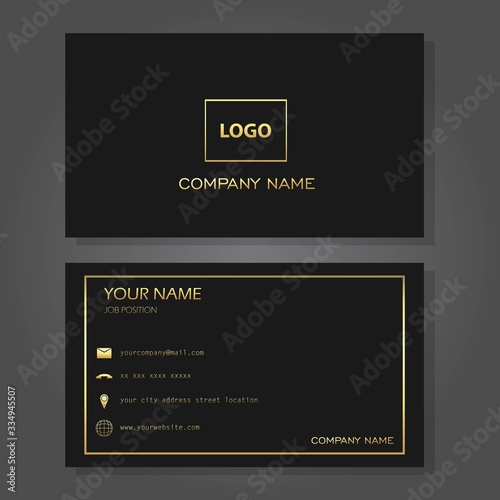 Illustration vector design of business card