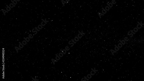 Stars in space. Isolated medium speed animation video.
