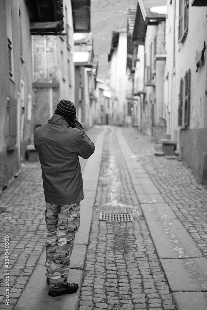 Street photographer Black and White