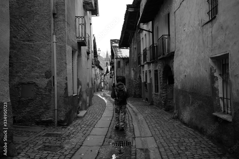 Obraz premium Trekking in Val Cenischia