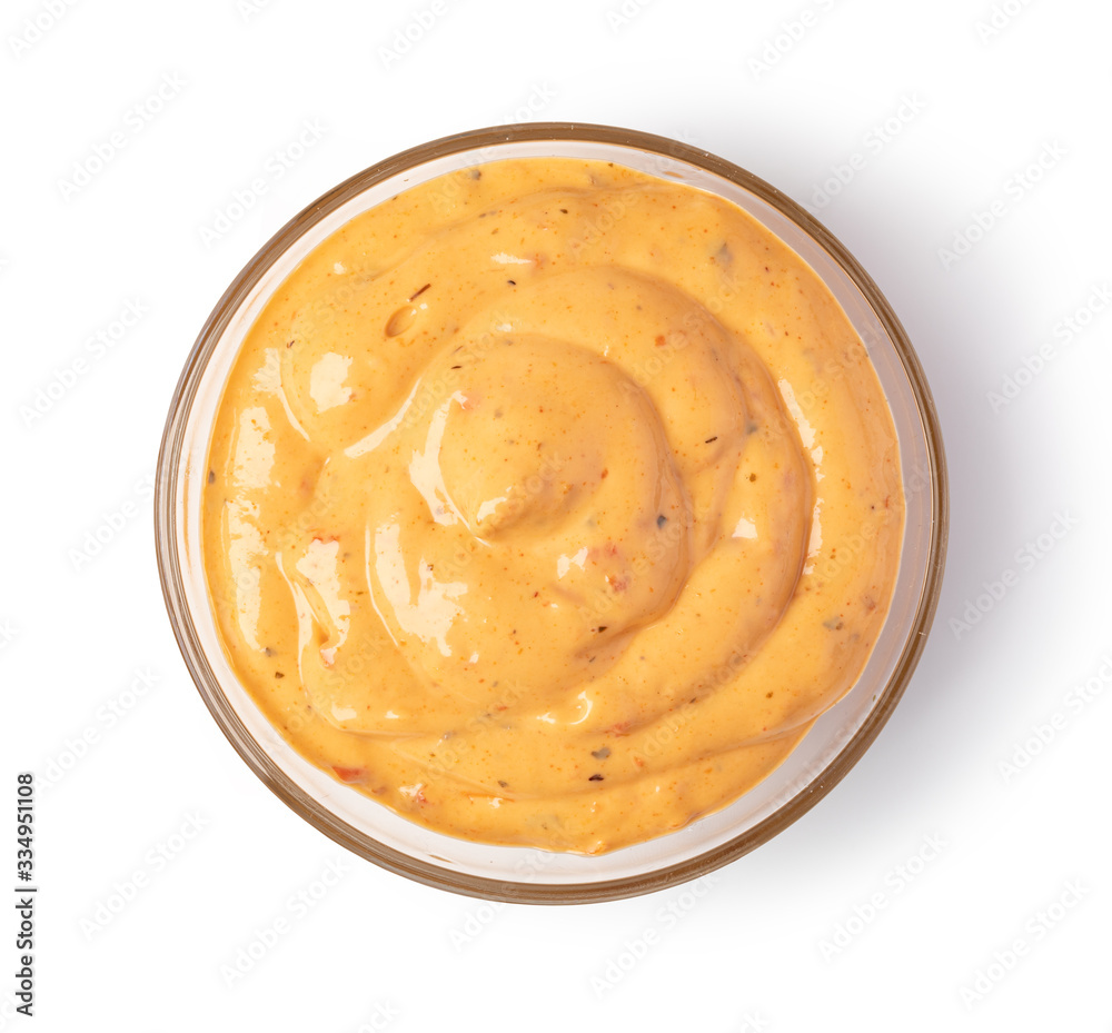 Bowl with Cocktail sauce Bowl with Cocktail sauce