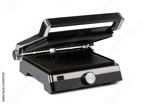 Obraz na plátně electric grill on a white background