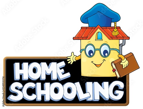 Home schooling theme sign 7
