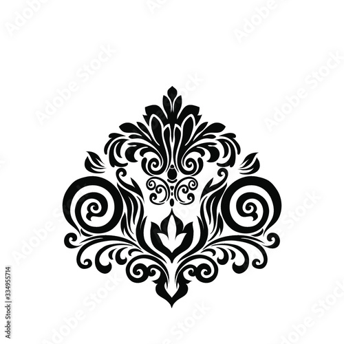 Vector Vintage Baroque card. Vector Ornamental frame.