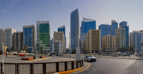 Buildings in Abu Dhabi. May 2019