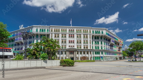 Photography Old Hill Street Police Station historic building in Singapore timelapse hyperlapse