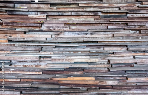 Wooden wall background or texture.