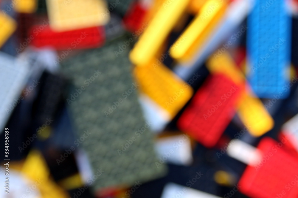 Fototapeta premium Blurred texture with different sizes rectangles and vibrant colors