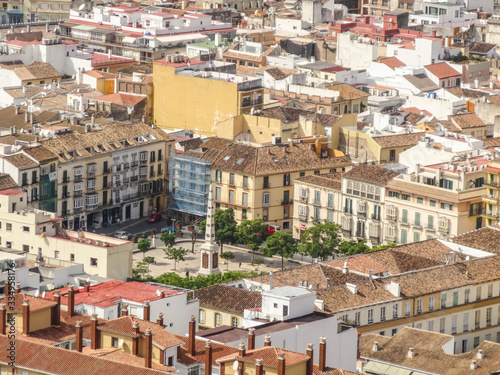 Malaga Spanien Altstadt Panorama Sehenswürdigkeiten