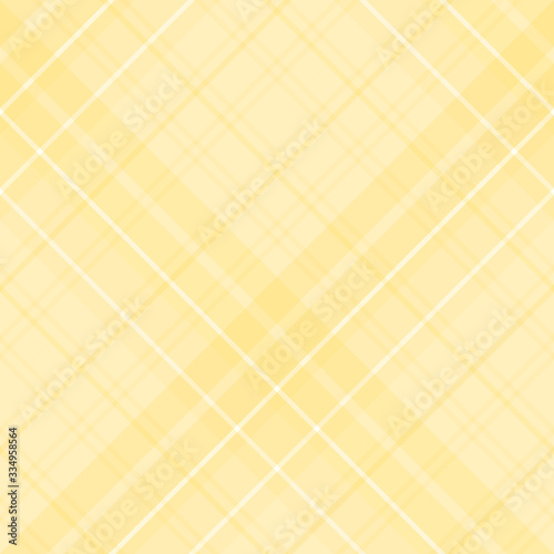 Seamless pattern in fascinating cute pastel light yellow colors for plaid, fabric, textile, clothes, tablecloth and other things. Vector image. 2