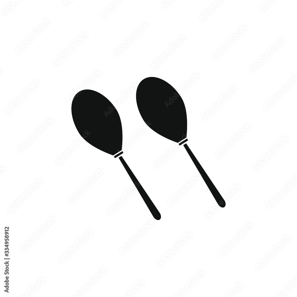 maracas instruments on white background maracas instruments on white background