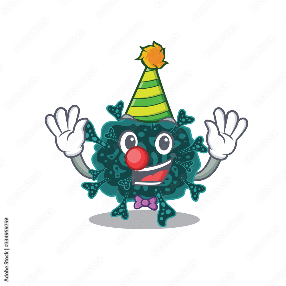 cartoon character design concept of cute clown herdecovirus cartoon character design concept of cute clown herdecovirus