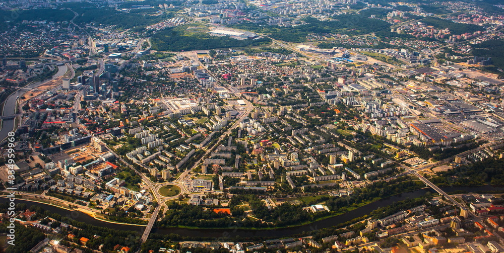 Vilnius,right bank of the Neris