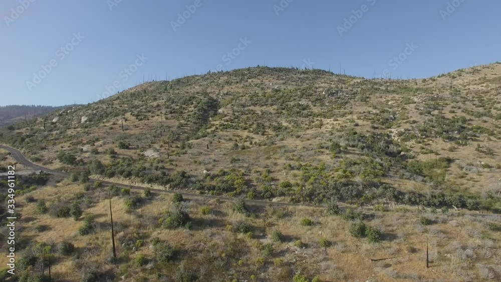 Aerial shot. Flight over Old Oak. Beautiful landscape of wonderful mountains. Amazing mountains and forest in summertime. Shooting in 4K video. Cinematic Aerial Footage of Old Oak California USA Aerial shot. Flight over Old Oak. Beautiful landscape of wonderful mountains. Amazing mountains and forest in summertime. Shooting in 4K video. Cinematic Aerial Footage of Old Oak California USA
