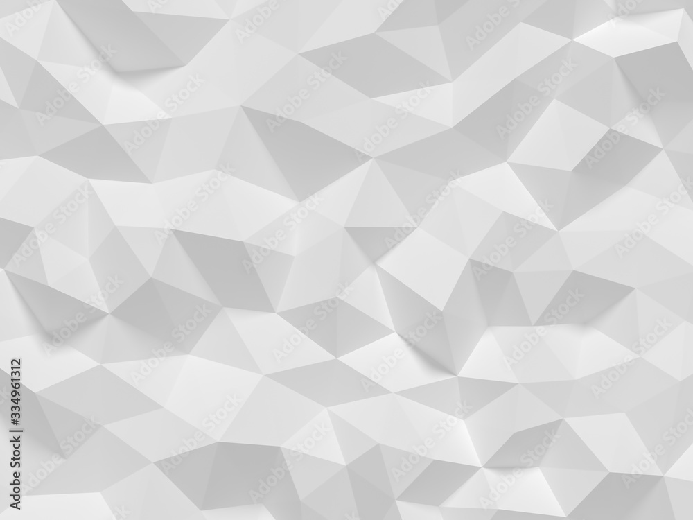 Abstract white polygonal background Abstract white polygonal background