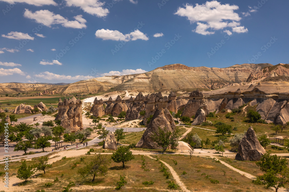 Typical Cappadocian landscape, close to Goreme. Nevsehir, Anatolia, Turkey Typical Cappadocian landscape, close to Goreme. Nevsehir, Anatolia, Turkey