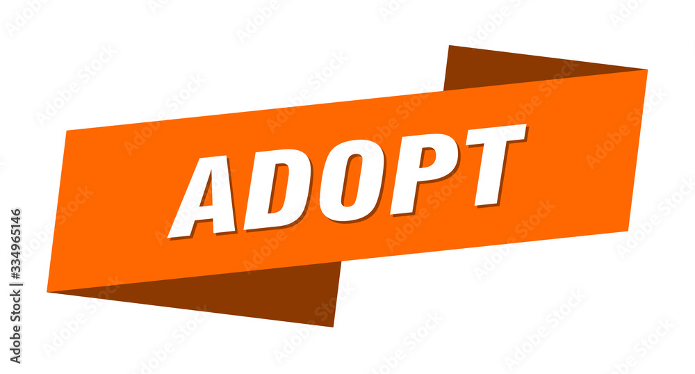 adopt banner template. adopt ribbon label sign adopt banner template. adopt ribbon label sign