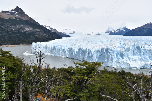 Beautiful Perito Moreno Glacier in El Calafate in Patagonia, Argentina in South America