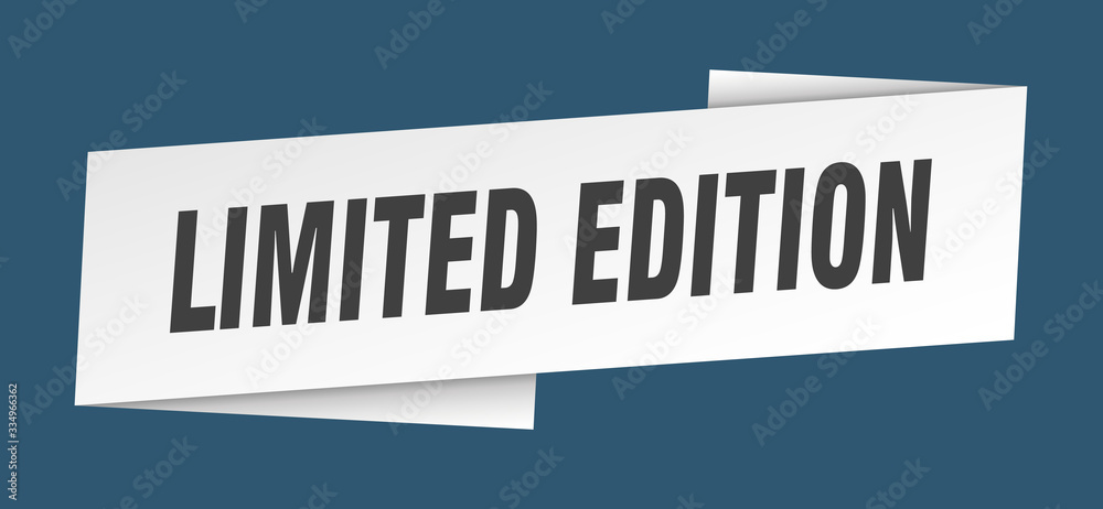 limited edition banner template. limited edition ribbon label sign