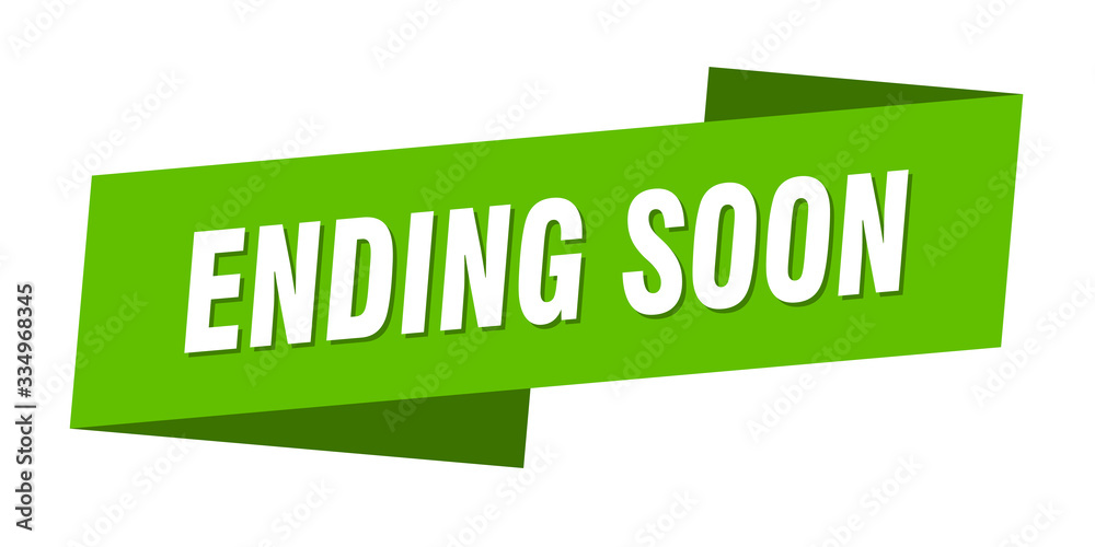 ending soon banner template. ending soon ribbon label sign ending soon banner template. ending soon ribbon label sign