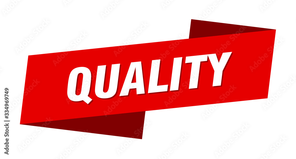 quality banner template. quality ribbon label sign quality banner template. quality ribbon label sign