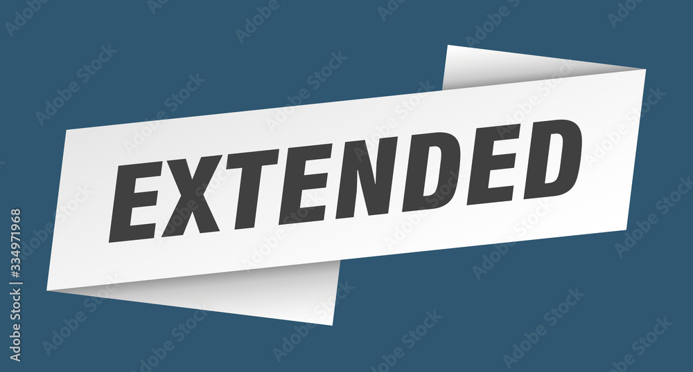 extended banner template. extended ribbon label sign extended banner template. extended ribbon label sign
