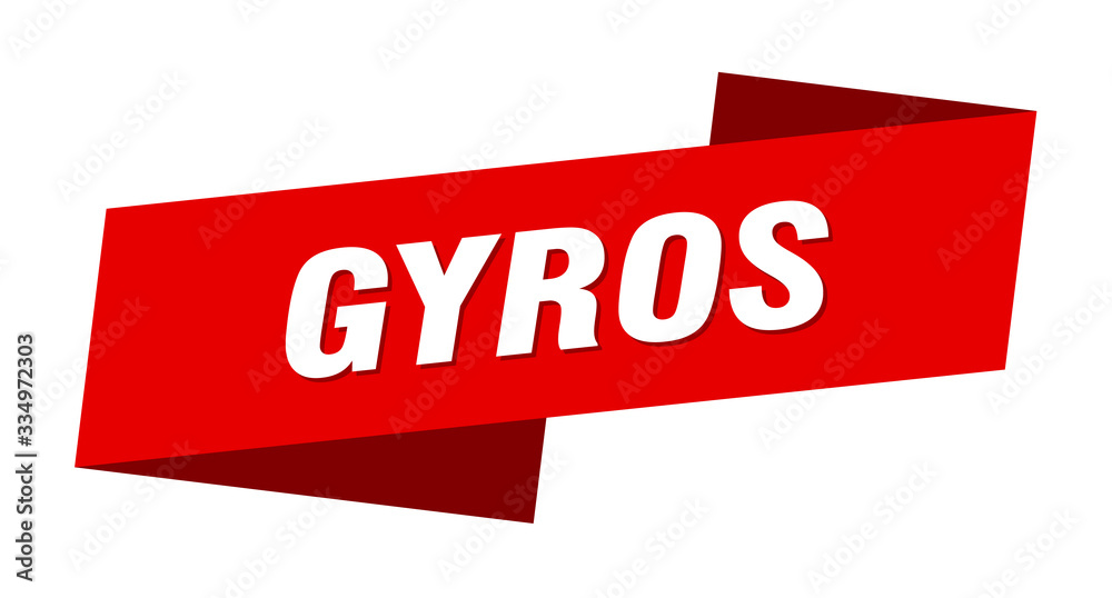gyros banner template. gyros ribbon label sign gyros banner template. gyros ribbon label sign